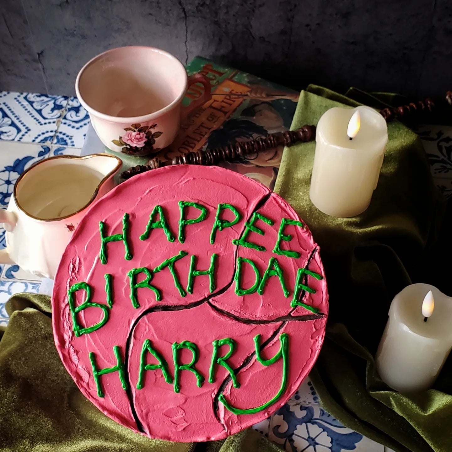 Harry's Birthday Cake Inspired Treasure Box